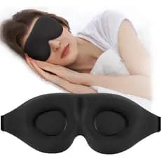 Máscara de Dormir ZGG para Quem Dorme de Lado, Máscara de Olhos Bloqueadora de Luz para Mulheres e Homens, Venda Noturna