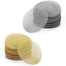 100 unidades de telas, filtros de 3/4 de polegada, 50 unidades de telas de aço inoxidável premium e 50 unidades de filtr