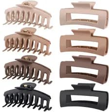 Presilhas de Cabelo LuSeren para Mulheres, Presilhas Grandes de 4,3 Polegadas para Cabelos Finos, Grossos e Cacheados, P