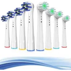 Cabeças de reposição para escova de dentes Oral B Braun, pacote com 8 cabeças de escova elétrica profissional, cabeças d