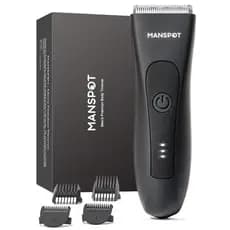 Aparador de Pelos Íntimos e Corporais MAN Manscape para Homens, Aparador Elétrico para a Área Íntima, Kit Manscape com 4
