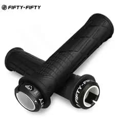 FIFTY-FIFTY 5050 Capa para guidão de Mountain Bike, punho de borracha com trava de lado duplo único