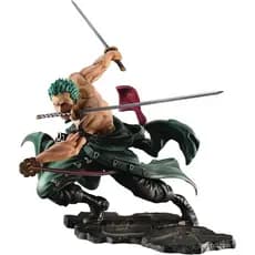 Megahouse One Piece Portrait of Pirates: Sa-Max Roronoa Zoro (Versão San Zen) Figura de PVC TKAM
