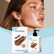 Loção Bronzeadora OCEAURA para Praia e Atividades ao Ar Livre, Hidratante Corporal Diário, Refrescante e Hidratante para