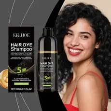 Shampoo para Tingir Cabelo EELHOE: Tinge o Cabelo Naturalmente, Hidrata, Suaviza, Clareia e Tinge o Cabelo de Form