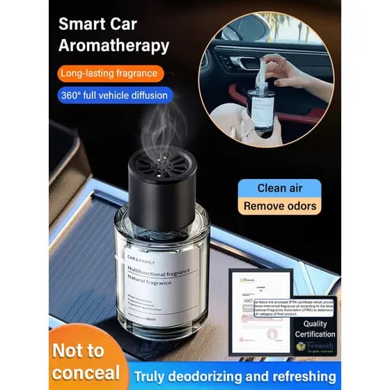 [Durabilidade Longa] HFH Inteligente Aromatizador De Carro/Perfume Para Carro/Fragrância Suave