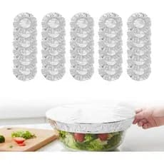 Tampas de Alumínio Reutilizáveis para Alimentos: Isolantes de Calor, Preservadoras de Frescor, Tampas Flexíveis para Pre