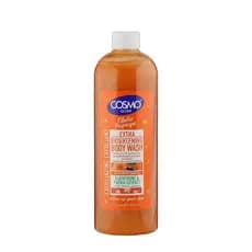 Cosmo Glow Gluta Papaya Sabonete Corporal Esfoliante e Iluminador 1000ml/33.8fl.oz, Feito com Glutationa e Extrato de Pa