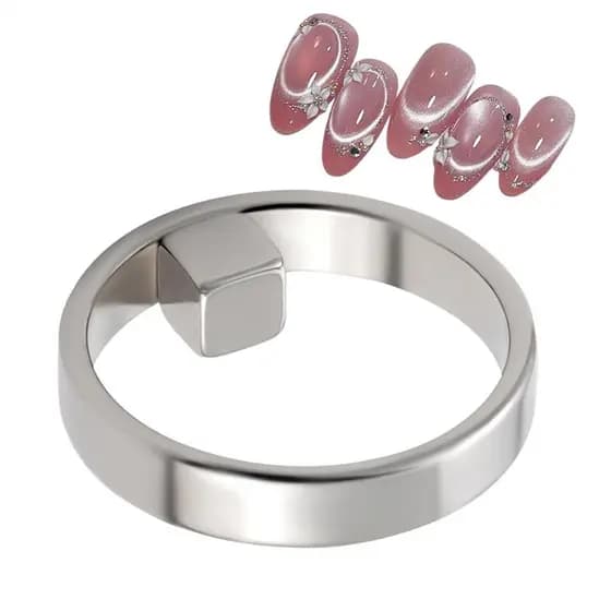 Anel Magnético para Unhas, Ímã Olho de Gato para Manicure, Suprimentos para Manicure Olho de Gato, Novo Design de Unhas