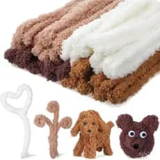 Sonwyoung 24 Peças de Hastes de Chenille Grossas para Artesanato, 39,37 Polegadas, Hastes de Chenille Jumbo em Grande Qu