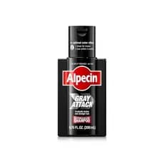 Shampoo Alpecin Gray Attack com Cafeína e Cor para Homens 6.76 Fl Oz |   Cabelos Gradualmente Mais Escuros e Fortes |