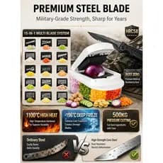 【Corte Preciso】Vegetable Cutter/Multifunction/15-In-1/Fatiador/Processador/Utensílio Doméstico