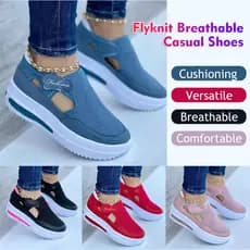 【Conforto Extra】 verão sapatos casuais femininos baixos de tecido preto para dança/Sapatos de Dança/Sapatos Femininos