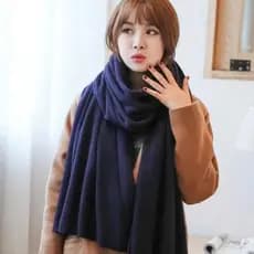 【Cachecol Versátil】Cachecol Tricotado Longo, Estilo Coreano, Outono/Inverno, Unissex, Cachecol/Moda/Confortável