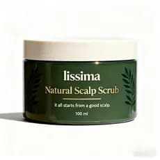 Lissima Esfoliante Natural para Couro Cabeludo, Esfoliação Suave do Couro Cabeludo, Fórmula Botânica Natural com Óleos d