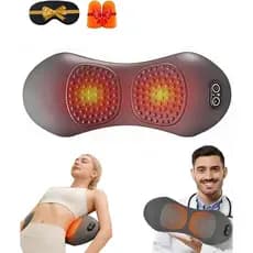 Massageador de Costas Triple Fusion, Dispositivo 3 em 1 para Ciática com Aquecimento, Vibração e Alongamento, Massageado