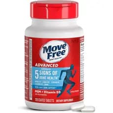 Move Free Advanced Glucosamina Condroitina MSM + Vitamina D3 Suplemento para Suporte das Articulações, Promove Mobilidad