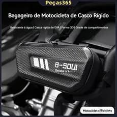 2PCS Bolsa Lateral para Motocicleta 1.5L em Fibra de Carbono, à Prova d'Água, Universal para Bicicleta KHBN