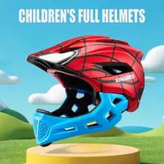 Capacete Infantil Integral Removível para Ciclismo Downhill, Motocicleta, Skate, Esportes, Corrida KGLX