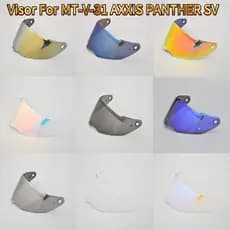 Lente de Visor para Capacete de Motocicleta 2025 para MT-V-31 AXXIS HAWK EVO SV PANTHER SV, Anti-UV, Preto BPEK