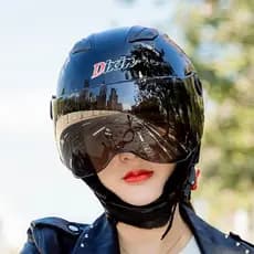 Capacete de Bicicleta Elétrica 3C, Harley, Bicicleta para Homens e Mulheres, Quatro Estações, Outono 0QBX