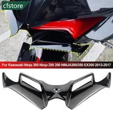 Kit de Spoiler Aerodinâmico para Motocicleta, Acessórios para Kawasaki Ninja 300 Ninja 250 200 NINJA300/250 M2HJ