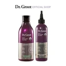 Conjunto Dr. Groot Hair & Scalp Dynamic Duo, Cuidados Capilares Coreanos, Espessamento Capilar, Biotina, Queratina
