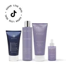 MONAT IR Clinical System + Creme Leave-In Reparador de Danos para Cabelos Mais Grossos e Volumosos em 60 Dias com CAPIXY