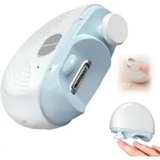 Cortador de Unhas Elétrico Inteligente para Adultos e Idosos, 3 Velocidades, Potência Forte, Aparador Automático de Unha