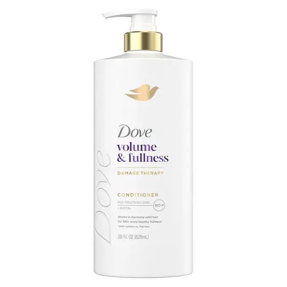 Condicionador Dove Volume & Fullness para Cabelos Finos e Ralos com Tecnologia Bio-Protein Care e Biotina 28 Fl Oz NLAA
