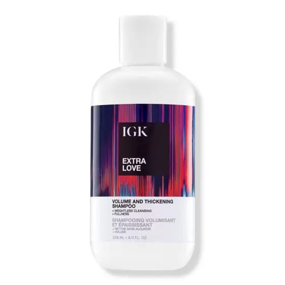 Shampoo IGK Extra Love para Volume e Espessamento 236 ml / 8 oz UXAT