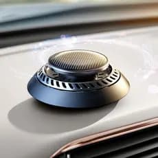 Ceeniu Aromatizador Solar para Carro F21, Óleos Essenciais DIY, Difusor Rotativo Automático Solar UFO, Fragrância Natura