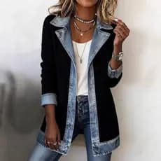 Cross-Border 2025 outono europeu americano comércio exterior nova moda feminina elegante fino ajuste de manga comprida