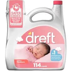 Detergente Líquido para Lavagem de Roupas de Bebê Recém-Nascido Dreft Stage 1, Compatível com Máquinas de Alta Eficiênci