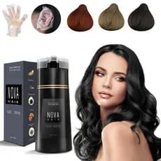 Shampoo Tonalizante, Shampoo Tonalizante Instantâneo Nova Hair, Shampoo Tonalizante Nova Hair 3 em 1, para Homens e Mulh