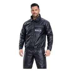 Conjunto Capa De Chuva Motoqueiro Piracapa Light PVC Impermeável Forrada Moto Motoboy