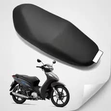 Capa Banco Honda Biz 125 2009 a 2023 Preta Proteção Assento Moto Grampeável