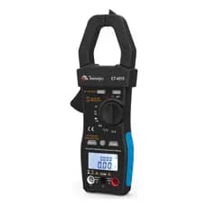 Alicate Wattímetro Amperímetro Digital Minipa ET-4010 True RMS CAT III 600V Potência Energia