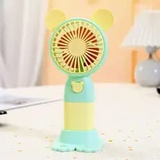 Ventilador Portatil Mini Ventilador De Mao E Escritorio Recarregavel USB Salva Calor Na Bolsa Onibus Metro Bivolt