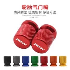 Tampa de válvula de alumínio para motocicleta, adequada para Honda PCX125/150/160 e ADV150, acessórios personalizados.