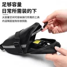 Bolsa traseira de liberação rápida para bicicleta de montanha, bolsa de selim para bicicleta de estrada, bolsa de ferram