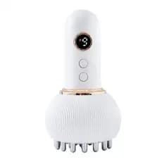 Massageador Corporal Portátil para Pernas e Abdômen - Ferramenta de Drenagem Linfática e Antinchaço com Calor e Vibração