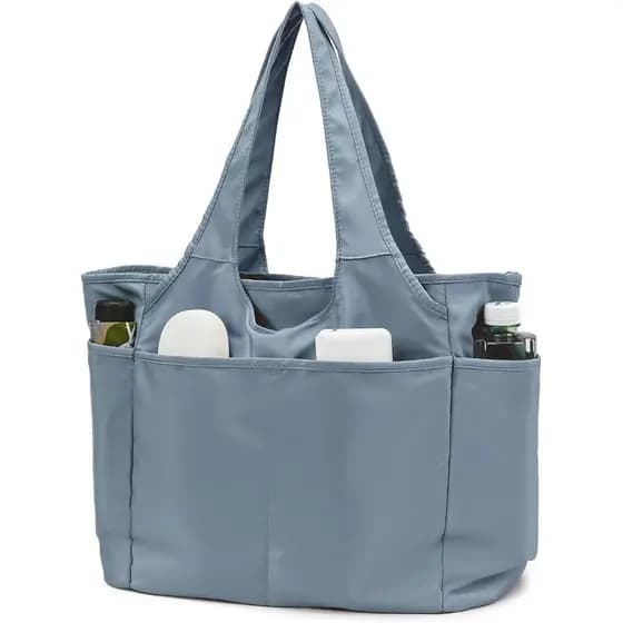 Bolsa Tote SOYMWIN para Mulheres, Bolsa Grande com Compartimentos e Múltiplos Bolsos, Bolsa de Ombro Acolchoada para Via