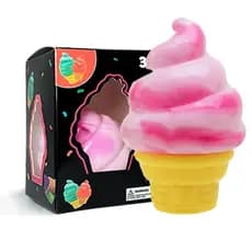 Ice Cream Squeeze Soft Toy, Ice Cream Cone Squeeze Stress Relief Toy, Slow Rise Sensory Relaxation Toy, Party Gift Summe