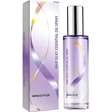 Spray de Óleo Essencial para Cuidado Capilar com Perfume, Óleo Capilar Suavizante e Volumizador, Óleo Capilar Hidratante