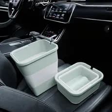 Lixeira portátil dobrável multifuncional para armazenamento de carro para lavagem de carro/acampamento ao ar livre