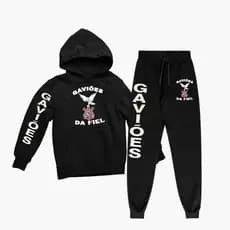 Conjunto Moletom Gaviões da Fiel Corinthians Timão Sccp Cp 1910 Pavilhão P9 Camisa 12