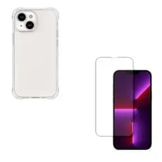 Kit Capa Tpu + Película 3d  Resistente Anti Impacto Para iPhone 13, 13 Pro  E 13 Pro Max