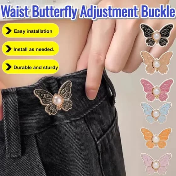 [Fácil Instalação] ✨ Imã/Adesivo Borboleta Ajustável Sem Marcas DIY Organizador Armário