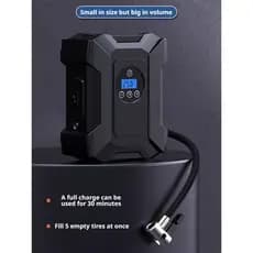 【Alta Eficiência】Bomba elétrica portátil multifuncional para inflar pneus de carros pequenos/12V/Carro/Compressor de Ar